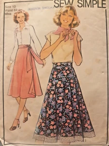 Vintage Sewing Pattern**Ladies Wrap Skirt**Size 10**STYLE 2255**SEW SIMPLE**Easy - Picture 1 of 1
