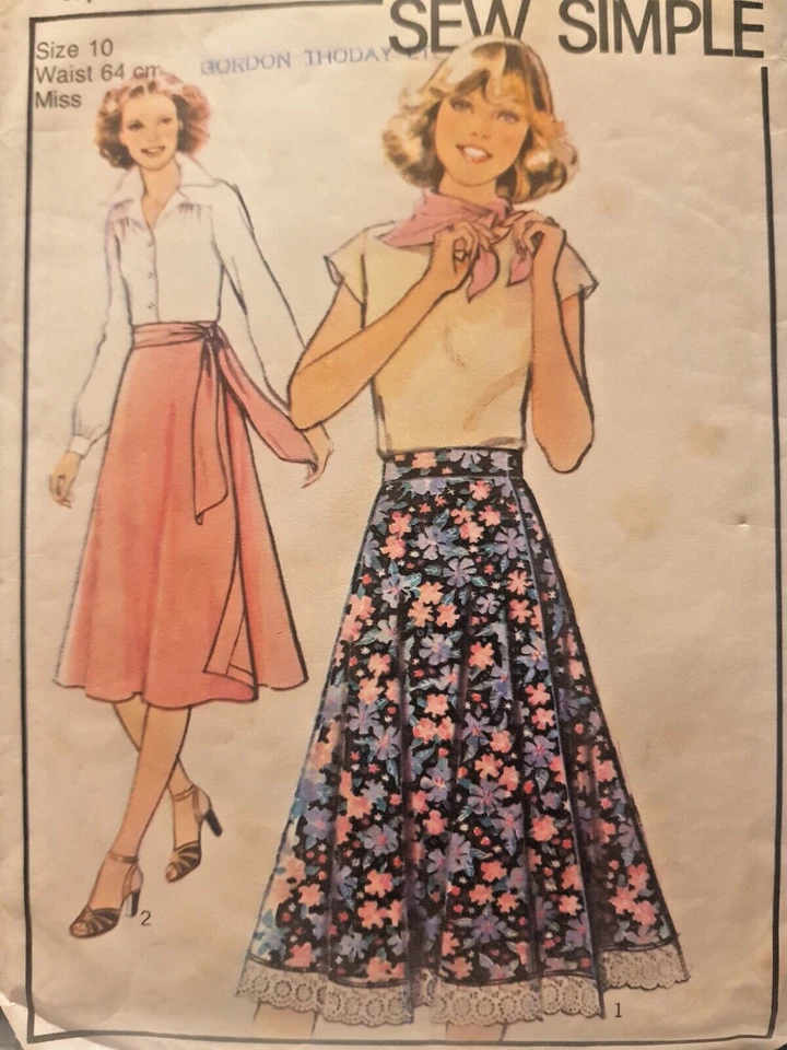 Vintage Sewing Pattern**Ladies Wrap Skirt**Size 10**STYLE 2255**SEW SIMPLE**Easy - Image 1 of 1