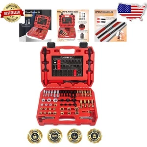 Comprehensive 56Pcs Thread Chaser Set – Effective Repair for Damaged Threads - Picture 1 of 9