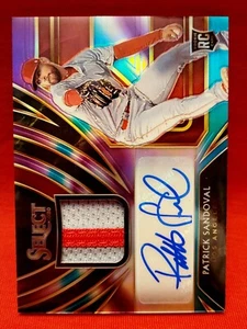 PATRICK SANDOVAL 2020 Select ROOKIE Patch AUTO /49 LOS ANGELES ANGELS - Picture 1 of 15