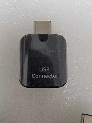 Samsung OEM On-The-Go OTG (USB) to (USB-C) Adapter - Glossy Black - Image 1 of 3