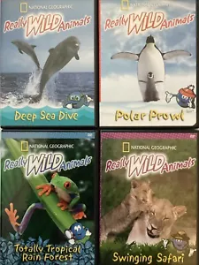 Really Wild Animals Collection (DVD, 2005, 4-Disc Set) Used, FF - Picture 1 of 2