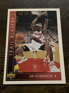 1993-94 Upper Deck Portland Trail Blazers Basketball #124 Cliff Robinson L8999* - Picture 1 of 2