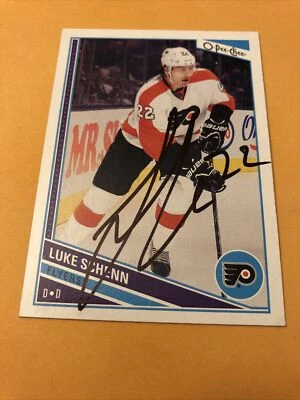 Luke Schenn Signed Philadelphia Flyers Card Toronto Maple Leafs - Imagem 1 de 2
