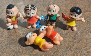 Monica’s Gang LOT small vinyl PVC dolls From Brazil’s Comics Vintage watermelon - Picture 1 of 9
