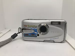 Pentax Optio W30 7.1 MP 3X Zom wasserdichte Digitalkamera silber - Bild 1 von 9