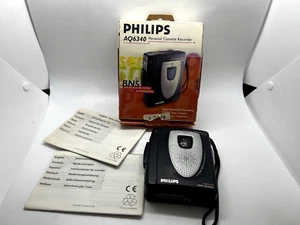 PHILIPS AQ6340 WALKMAN CASSETTE PLAYER RECORDER BOXED WITH MANUALS Tested Music - Bild 1 von 15