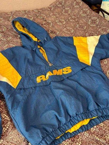 LA Rams Pullover Starter Jacket L Cover