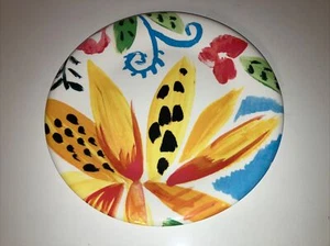 7 BLOOMINGDALES Dansk 9" RYDEN Floral MELAMINA Ensalada/Platos Laterales VERANO ~ ¡Nuevo! - Imagen 1 de 4