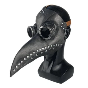 Vogel Schnabel Halloween Retr Gothic Masken Steampunk Pest Arzt Maske Schwarz - Bild 1 von 2