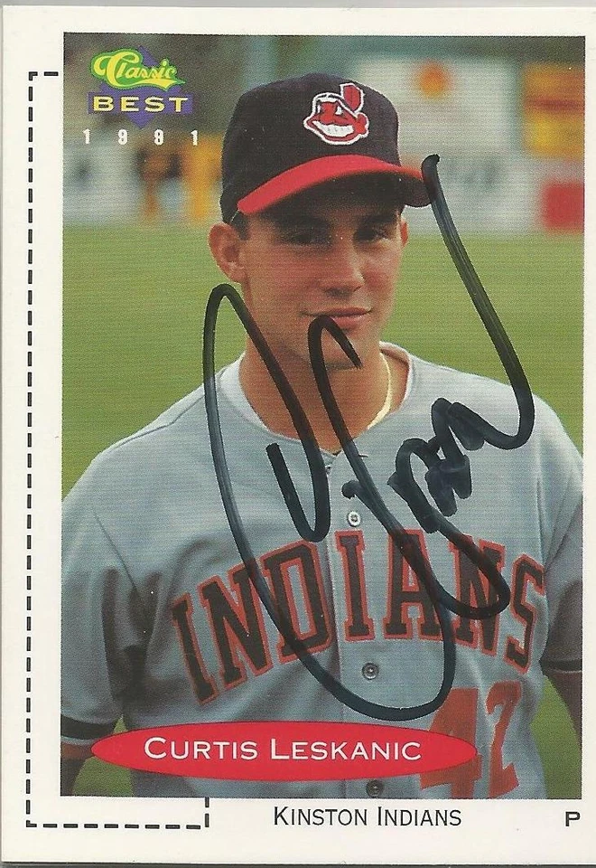 Cleveland Indians CURTIS LESKANIC autographed 1991 Best - Image 1 of 1