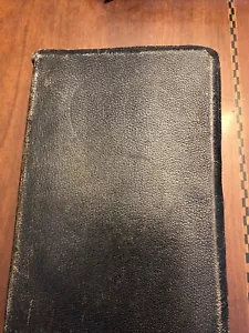 Holy Bible KJV Morocco Leather Compact World Publishing Red Letter Gilded Edges - Foto 1 di 15