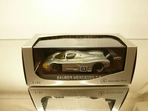 MAX MODELS SAUBER MERCEDES C9 1989 LE MANS WINNER LMP1- 1:43 - VERY GOOD IN BOX- - Imagen 1 de 7