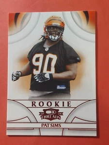 2008 Donruss Threads Retail Red #218 Pat Sims, cd1 - Picture 1 of 3