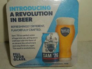 SAM ADAMS SAM '76 Beer Coasters NEW Sealed Pack of 21 Boston Beer Co. - Bild 1 von 10