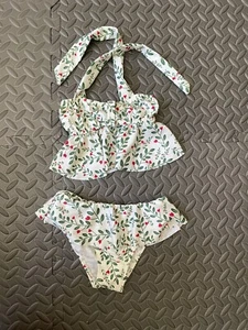 Toddler/Girls Ruffled Floral Bikini Size 3T/4T - Picture 1 of 5