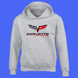 Coche de carreras Corvette gris para hombre talla S-3XL - Imagen 1 de 1