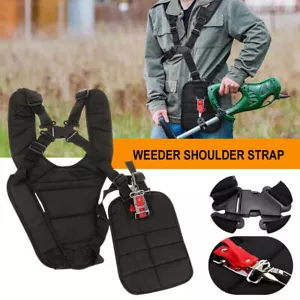 Adjustable Padded Shoulder Harness Garden Brush Cutter Strap Trimmer Strimmer - Picture 1 of 12