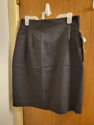 Briggs New York Womens Size 14  Black Skirt Vintage Lined Multiple Snags New - Image 1 of 4