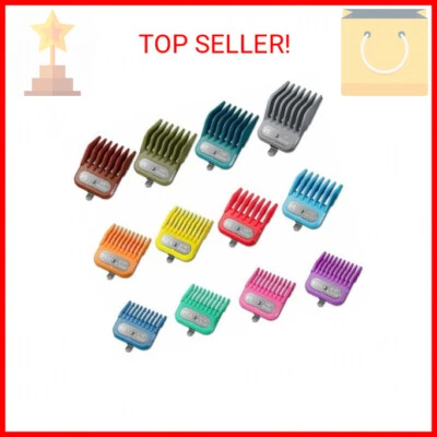 LAVMOND 12 Clipper Guards fit for Andis Master, Oster Fast Feed, Andis AAC-1, GC, LCL, M