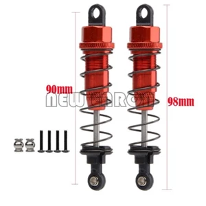 Ammortizzatori Regolabili Olio Alluminio Rosso 90MM per RC 1:10 ASSIALE SCX10 ELETTRICO 4WD - Foto 1 di 1