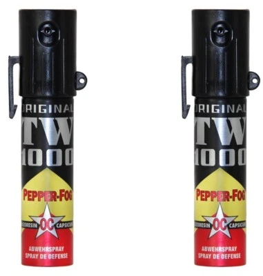 TW1000 Tierabwehrspray Lady Mini 20ml Pfefferspray Flüssigstrahl Strahl 2x 20ml 12/28