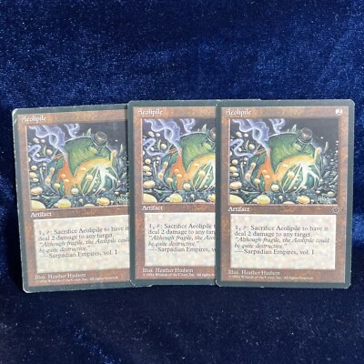 Aeolipile Fallen Empires Rare MTG Magic The Gathering Card RESERVED LIST 3 - Image 1 of 4