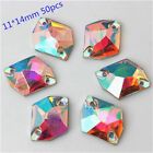 Two Hole Stones Resin Bead - Diy Fashion Jewelry Making Flat Back Beads 1pack