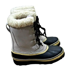 Ozark Trail Hiking Boots Womens Size 6 Sherpa Lined Thinsulate Leather Winter - Picture 1 of 11