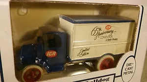 1926 Mack Bulldog IGA 65th Anniversary Box Truck Ertl 1/34 DieCast Bank - Picture 1 of 7