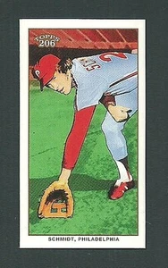Mike Schmidt Philadelphia 2002 Topps 206 Carolina Brights Parallel Mini #288 - Foto 1 di 2