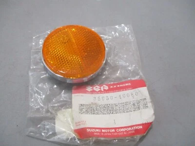 Nuevo de Lote Antiguo Suzuki OEM Reflex Reflector 1972-1973 T500 1972-1976 TS400 35950-49080 Foto 1 de 2