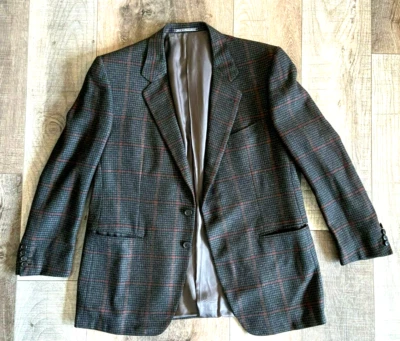 ERMENEGILDO ZEGNA - EXQUISITA CHAQUETA DE CACHEMIR PURO ÉLITE DE LUJO DE LUJO $2,800 Foto 1 de 4