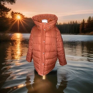 BARBOUR BRACKEN Warm Cosy 16 Roomy Winter Jacket Pit2pit 27in Country Thick Snug - Picture 1 of 14