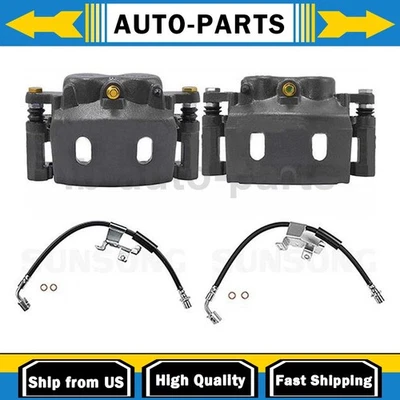 Комплект суппортов и шлангов переднего тормоза подходит для Cadillac Escalade Escalade ESV 2008 года выпуска - Изображение 1 из 4