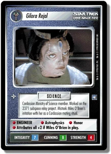 Gilora Rejal - Deep Space 9 - Star Trek CCG 1E - Bild 1 von 6