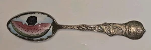 Antique Sterling Silver Hot Springs, Arkansas Souvenir Spoon - Picture 1 of 5