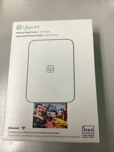 New! Lifeprint 3x4.5 Portable Photo AND Video Printer for iPhone and Android - Picture 1 of 2