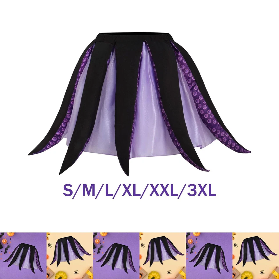 MARKENLOS Damen Oktopus Kostüm Neuheit Damen Ursula Rock für Urlaub Bühnenauftritt