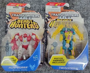 Transformers Prime Beast Hunters Legion Legends Hun-Gurrr y Twinstrike - Imagen 1 de 4