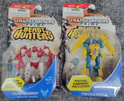 Transformers Prime Beast Hunters Legion Legends Hun-Gurrr And Twinstrike - Image 1 of 4