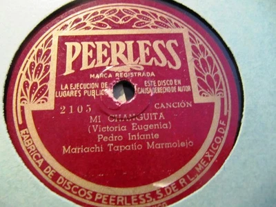 Mexican PEDRO INFANTE MARIACHI Tapatio Marmolejo NOCHE PLATEADA PEERLESS 2105 - Image 1 of 2