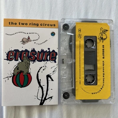 Erasure - The Two Ring Circus EX Cassette Tape LC STUMM35 UK  - Image 1 of 4