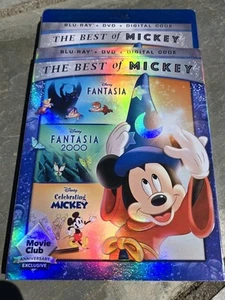 Disney The best of Micky Blu ray DVD Disc NO DIGITAL blueray disc kids Fantasia - Picture 1 of 1