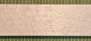 Madera de arce dura ojo de pájaro pesado 29-3/4" x 5-3/4" x 7/8’’’ - Imagen 1 de 4