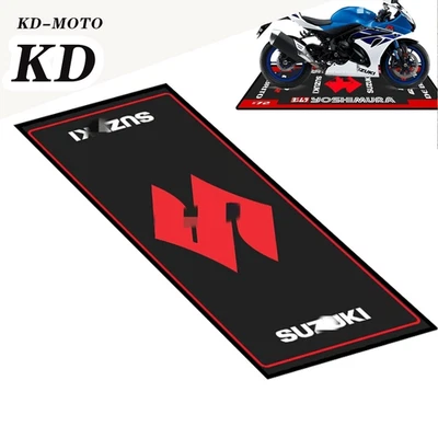 for Suzuki Sports Motorcycle Motorbike Pit Mat Garage Workshop Carpet 220*80cm - Image 1 of 3