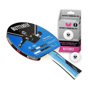 Butterfly Timo Boll Sapphire Indoor Table Tennis Bat and Ball Set - Picture 1 of 4