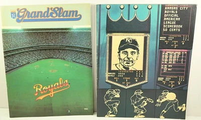 Lot Of 7 Kansas City Royals Programs 1972  1973  1976  1977  1978  1980  1982 - Image 1 of 4