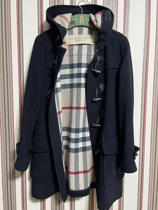 BURBERRY BRIT Finsdale Duffle Nova Check Toggle Wollmantel Jacke Damen M - Bild 1 von 18