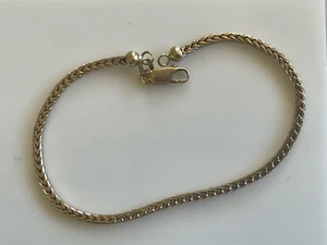 Hermosa pulsera oro 14k usada 7 1/2 pulgadas - Imagen 1 de 7